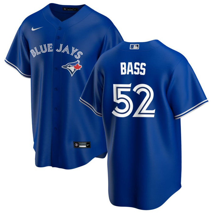 Men's Toronto Blue Jays #52 Anthony Bass Royal Cool Base Stitched Jersey Men's Toronto Blue Jays #52 Anthony Bass Royal Cool Base Stitched Jersey
