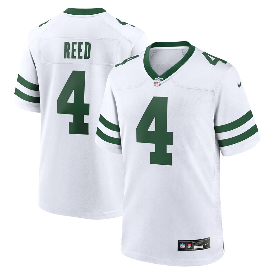 Men's New York Jets #4 D.J. Reed White 2024 F.U.S.E. Vapor Limited Stitched Jersey Men's New York Jets #4 D.J. Reed White 2024 F.U.S.E. Vapor Limited Stitched Jersey