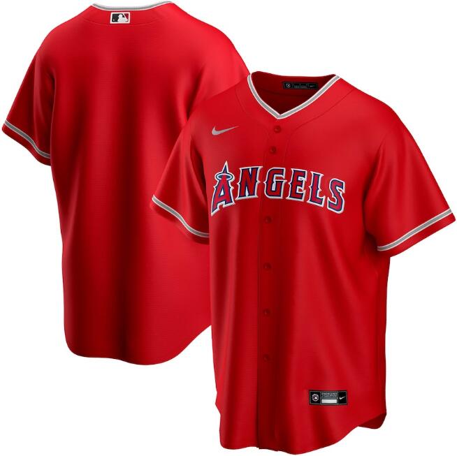 Men's Los Angeles Angels Red MLB Cool Base Stitched Jersey Men's Los Angeles Angels Red MLB Cool Base Stitched Jersey