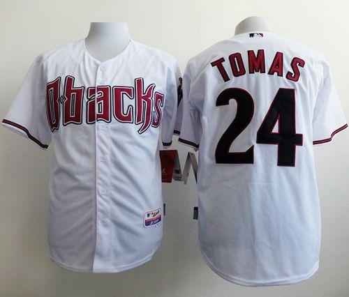 Diamondbacks #24 Yasmany Tomas White Cool Base Stitched MLB Jersey Diamondbacks #24 Yasmany Tomas White Cool Base Stitched MLB Jersey