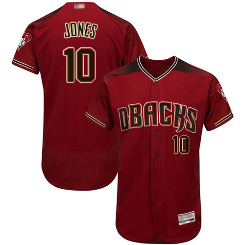 Diamondbacks #10 Adam Jones Sedona Red Flexbase Authentic Collection Stitched MLB Jersey Diamondbacks #10 Adam Jones Sedona Red Flexbase Authentic Collection Stitched MLB Jersey