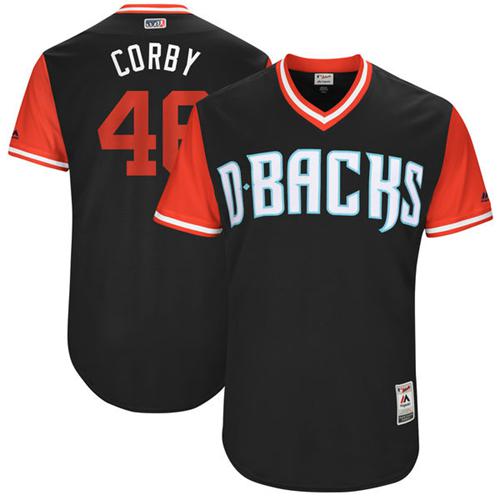Diamondbacks #46 Patrick Corbin Black 