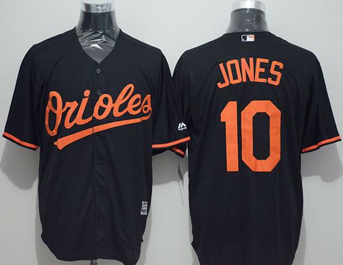 Orioles #10 Adam Jones Black New Cool Base Stitched MLB Jersey Orioles #10 Adam Jones Black New Cool Base Stitched MLB Jersey