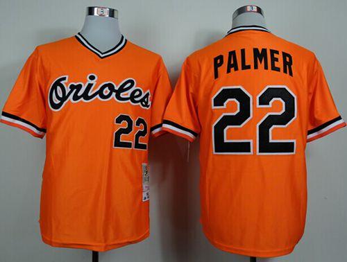 Mitchell And Ness 1982 Orioles #22 Jim Palmer Orange Throwback Stitched MLB Jersey Mitchell And Ness 1982 Orioles #22 Jim Palmer Orange Throwback Stitched MLB Jersey
