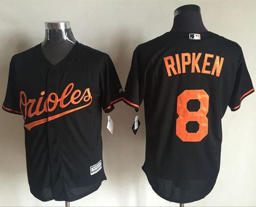 Orioles #8 Cal Ripken Black New Cool Base Stitched MLB Jersey Orioles #8 Cal Ripken Black New Cool Base Stitched MLB Jersey