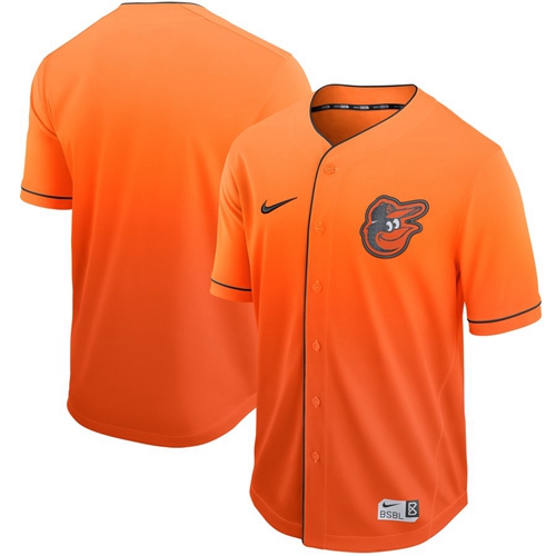 Nike Orioles Blank Orange Fade Authentic Stitched MLB Jersey Nike Orioles Blank Orange Fade Authentic Stitched MLB Jersey