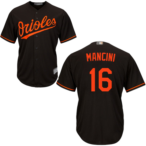 Orioles #16 Trey Mancini Black New Cool Base Stitched MLB Jersey Orioles #16 Trey Mancini Black New Cool Base Stitched MLB Jersey