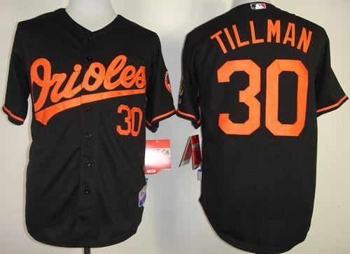 Orioles #30 Chris Tillman Black Cool Base Stitched MLB Jersey Orioles #30 Chris Tillman Black Cool Base Stitched MLB Jersey