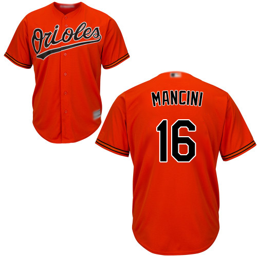 Orioles #16 Trey Mancini Orange New Cool Base Stitched MLB Jersey Orioles #16 Trey Mancini Orange New Cool Base Stitched MLB Jersey