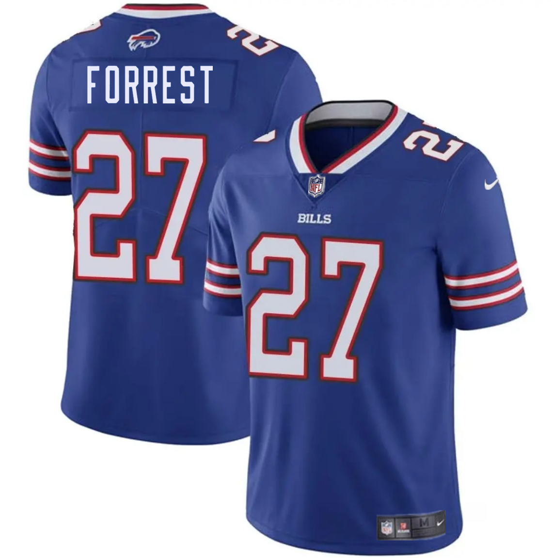 Men's Buffalo Bills #27 Darrick Forrest Blue 2025 Vapor Untouchable Limited Stitched Football Jersey Men's Buffalo Bills #27 Darrick Forrest Blue 2025 Vapor Untouchable Limited Stitched Football Jersey