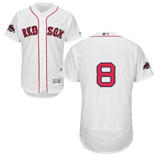 Red Sox #8 Carl Yastrzemski White Flexbase Authentic Collection 2018 World Series Champions Stitched MLB Jersey Red Sox #8 Carl Yastrzemski White Flexbase Authentic Collection 2018 World Series Champions Stitched MLB Jersey