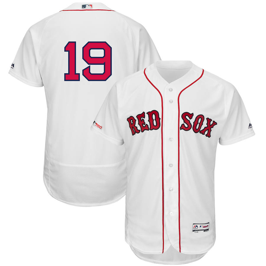Boston Red Sox #19 Jackie Bradley Jr. Majestic Home Authentic Collection Flex Base Player Jersey White Boston Red Sox #19 Jackie Bradley Jr. Majestic Home Authentic Collection Flex Base Player Jersey White