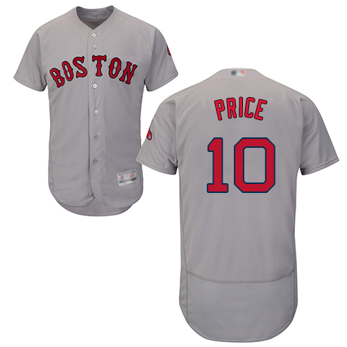 Red Sox #10 David Price Grey Flexbase Authentic Collection Stitched MLB Jersey Red Sox #10 David Price Grey Flexbase Authentic Collection Stitched MLB Jersey