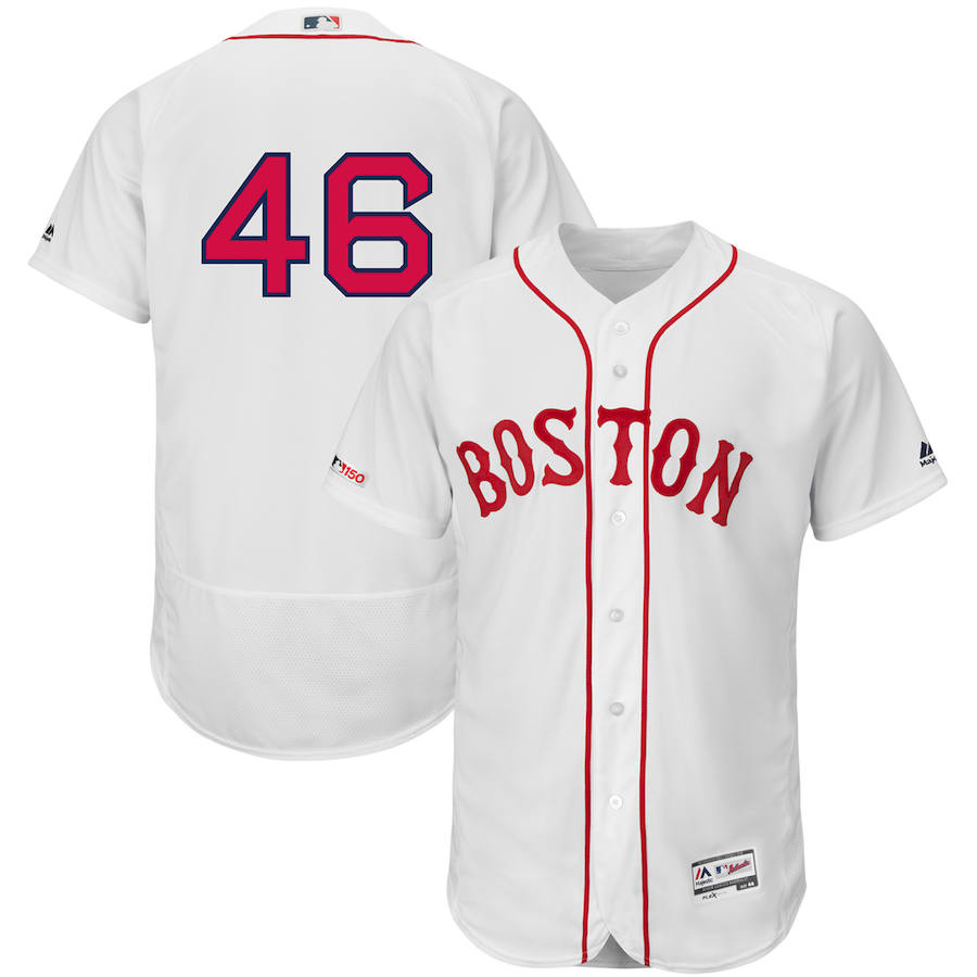 Boston Red Sox #46 Craig Kimbrel Majestic Alternate Authentic Collection Flex Base Player Jersey White Boston Red Sox #46 Craig Kimbrel Majestic Alternate Authentic Collection Flex Base Player Jersey White