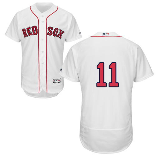 Red Sox #11 Rafael Devers White Flexbase Authentic Collection Stitched MLB Jersey Red Sox #11 Rafael Devers White Flexbase Authentic Collection Stitched MLB Jersey