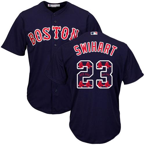 Red Sox #23 Blake Swihart Navy Blue Team Logo Fashion Stitched MLB Jersey Red Sox #23 Blake Swihart Navy Blue Team Logo Fashion Stitched MLB Jersey