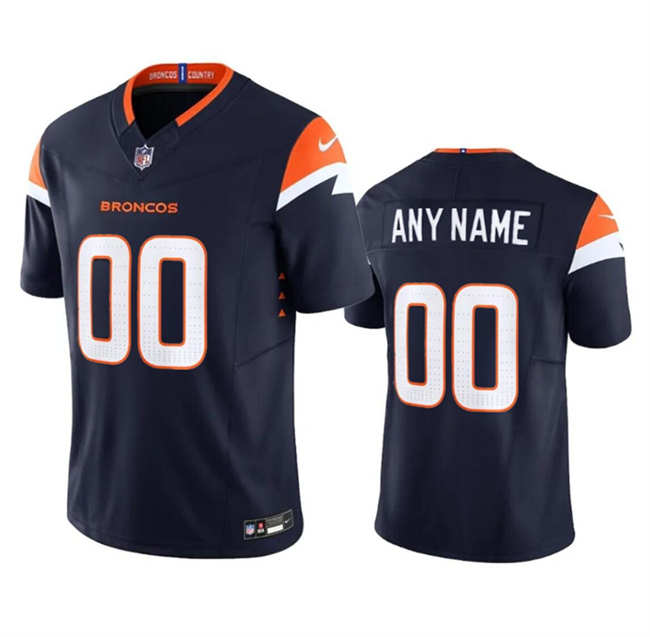 Men's Denver Broncos Active Player Custom Navy 2024 F.U.S.E. Alternate Vapor Limited Stitched Football Jersey Men's Denver Broncos Active Player Custom Navy 2024 F.U.S.E. Alternate Vapor Limited Stitched Football Jersey