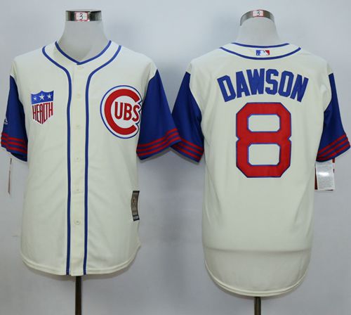 Cubs #8 Andre Dawson Cream 1942 Turn Back The Clock Stitched MLB Jersey Cubs #8 Andre Dawson Cream 1942 Turn Back The Clock Stitched MLB Jersey