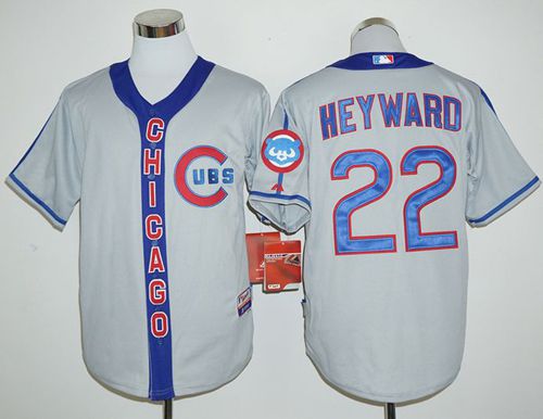 Cubs #22 Jason Heyward Grey Cooperstown Stitched MLB Jersey Cubs #22 Jason Heyward Grey Cooperstown Stitched MLB Jersey