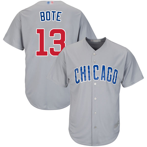 Cubs #13 David Bote Grey New Cool Base Stitched MLB Jersey Cubs #13 David Bote Grey New Cool Base Stitched MLB Jersey