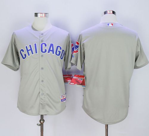 Cubs Blank Grey Road Cool Base Stitched MLB Jersey Cubs Blank Grey Road Cool Base Stitched MLB Jersey