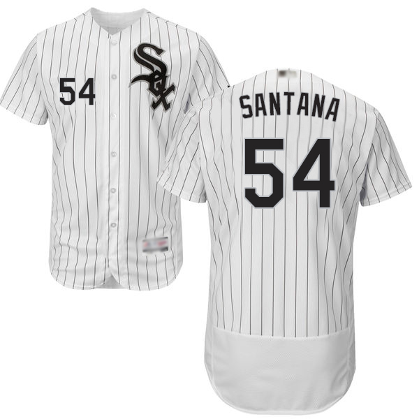 White Sox #54 Ervin Santana White(Black Strip) Flexbase Authentic Collection Stitched MLB Jersey White Sox #54 Ervin Santana White(Black Strip) Flexbase Authentic Collection Stitched MLB Jersey