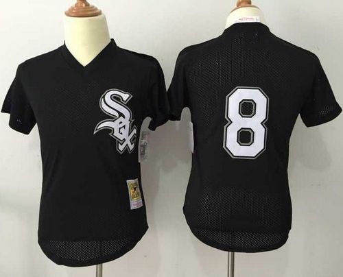 Mitchell And Ness 1993 White Sox #8 Bo Jackson Black Throwback Stitched MLB Jersey Mitchell And Ness 1993 White Sox #8 Bo Jackson Black Throwback Stitched MLB Jersey