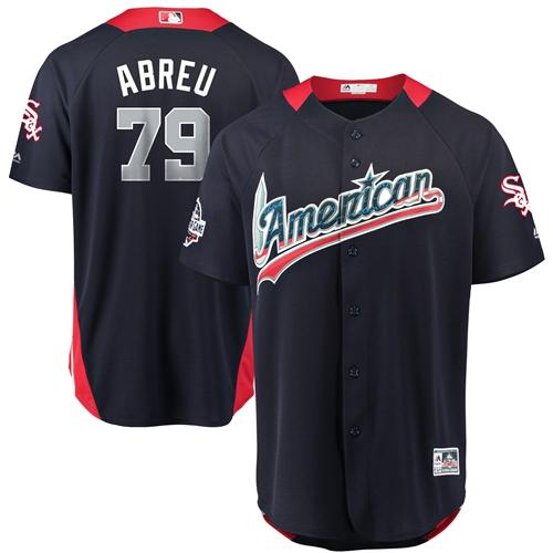 White Sox #79 Jose Abreu Navy Blue 2018 All-Star American League Stitched MLB Jersey White Sox #79 Jose Abreu Navy Blue 2018 All-Star American League Stitched MLB Jersey