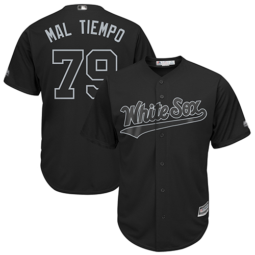 White Sox #79 Jose Abreu Black "Mal Tiempo" Players Weekend Cool Base Stitched MLB Jersey White Sox #79 Jose Abreu Black "Mal Tiempo" Players Weekend Cool Base Stitched MLB Jersey