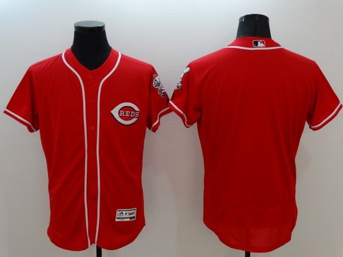Reds Blank Red Flexbase Authentic Collection Stitched MLB Jersey Reds Blank Red Flexbase Authentic Collection Stitched MLB Jersey