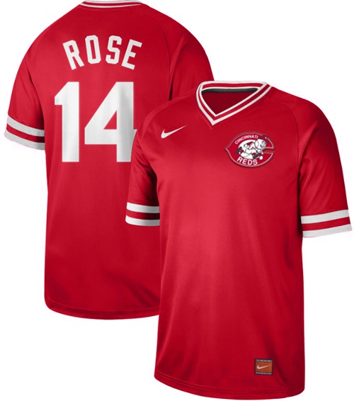 Nike Reds #14 Pete Rose Red Authentic Cooperstown Collection Stitched MLB Jersey Nike Reds #14 Pete Rose Red Authentic Cooperstown Collection Stitched MLB Jersey