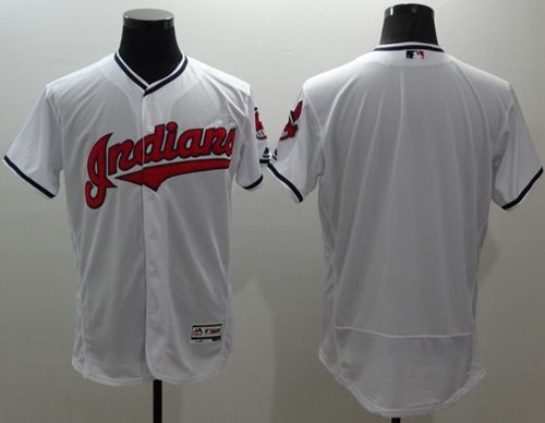 Indians Blank White Flexbase Authentic Collection Stitched MLB Jersey Indians Blank White Flexbase Authentic Collection Stitched MLB Jersey