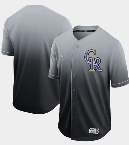 Nike Rockies Blank Black Fade Authentic Stitched MLB Jersey Nike Rockies Blank Black Fade Authentic Stitched MLB Jersey