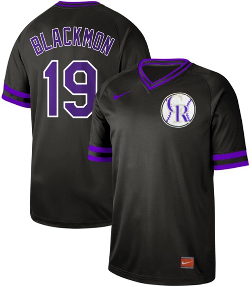 Nike Rockies #19 Charlie Blackmon Black Authentic Cooperstown Collection Stitched MLB Jersey Nike Rockies #19 Charlie Blackmon Black Authentic Cooperstown Collection Stitched MLB Jersey