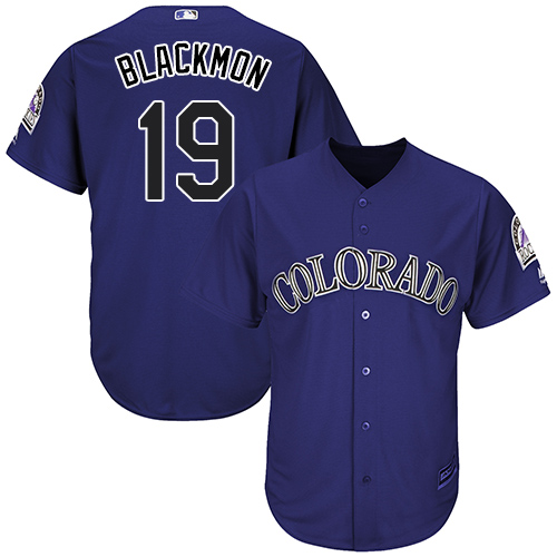 Rockies #19 Charlie Blackmon Purple New Cool Base Stitched MLB Jersey Rockies #19 Charlie Blackmon Purple New Cool Base Stitched MLB Jersey