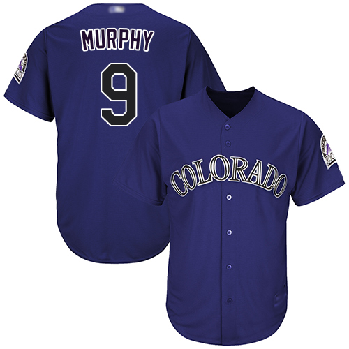 Rockies #9 Daniel Murphy Purple New Cool Base Stitched MLB Jersey Rockies #9 Daniel Murphy Purple New Cool Base Stitched MLB Jersey