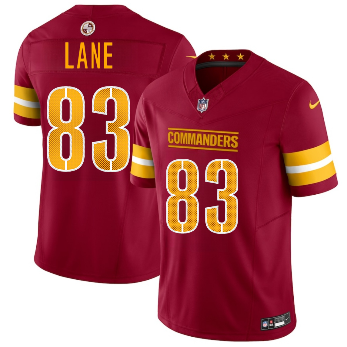 Men's Washington Commanders #83 Jaylin Lane Burgundy 2025 Draft F.U.S.E. Vapor Limited Stitched Football Jersey Men's Washington Commanders #83 Jaylin Lane Burgundy 2025 Draft F.U.S.E. Vapor Limited Stitched Football Jersey