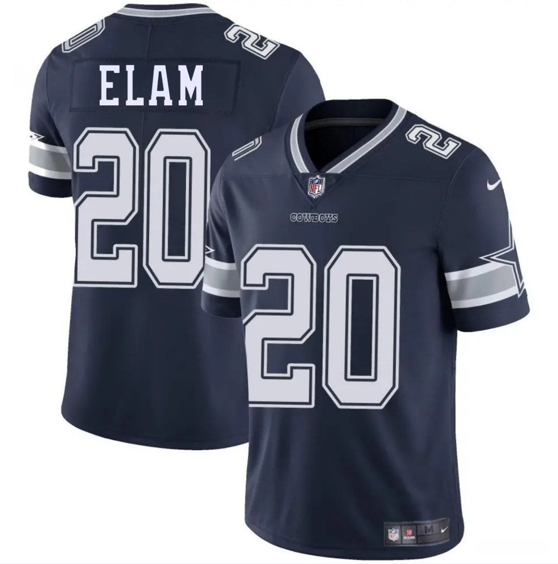 Men's Dallas Cowboys #20 Kaiir Elam Navy Blue 2025 Vapor Untouchable Limited Stitched Football Jersey Men's Dallas Cowboys #20 Kaiir Elam Navy Blue 2025 Vapor Untouchable Limited Stitched Football Jersey