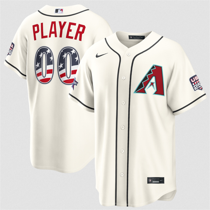 Men's Arizona Diamondbacks Active Player Custom White 2026 All-Star Edition Stars & Stripes Stadium Pick-A-Player Stitched Baseball Jersey Men's Arizona Diamondbacks Active Player Custom White 2026 All-Star Edition Stars & Stripes Stadium Pick-A-Player Stitched Baseball Jersey