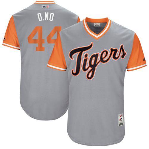 Tigers #44 Daniel Norris Gray "D. No" Players Weekend Authentic Stitched MLB Jersey Tigers #44 Daniel Norris Gray "D. No" Players Weekend Authentic Stitched MLB Jersey