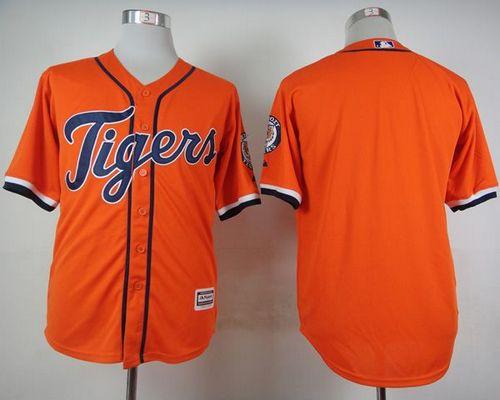 Tigers Blank Orange Cool Base Stitched MLB Jersey Tigers Blank Orange Cool Base Stitched MLB Jersey
