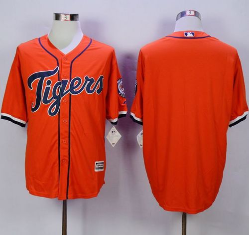 Tigers Blank Orange New Cool Base Stitched MLB Jersey Tigers Blank Orange New Cool Base Stitched MLB Jersey