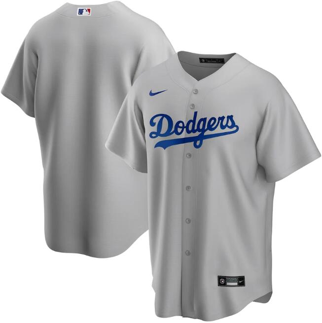 Men's Los Angeles Dodgers Blank Grey MLB Flex Base Stitched Jersey Men's Los Angeles Dodgers Blank Grey MLB Flex Base Stitched Jersey