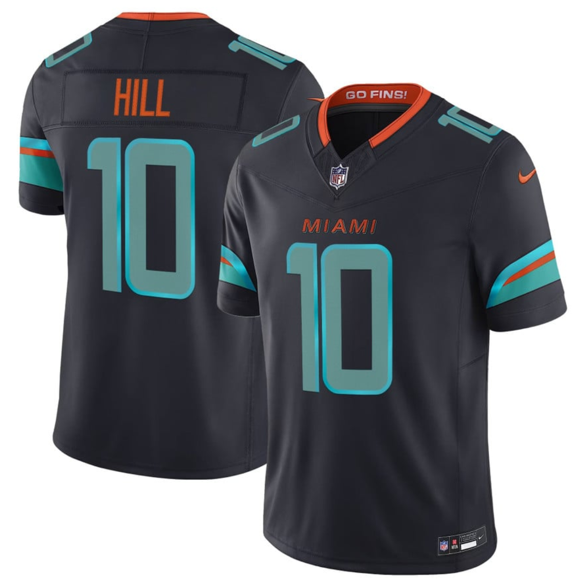 Men's Miami Dolphins #10 Tyreek Hill Black 2025 F.U.S.E. “Rivalries” Vapor Limited Stitched Football Jersey Men's Miami Dolphins #10 Tyreek Hill Black 2025 F.U.S.E. “Rivalries” Vapor Limited Stitched Football Jersey