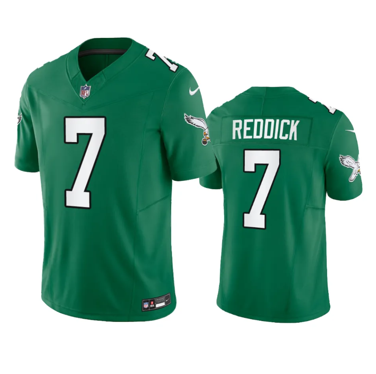 Men's Philadelphia Eagles #7 Haason Reddick Green 2023 F.U.S.E. Vapor Untouchable Stitched Football Jersey Men's Philadelphia Eagles #7 Haason Reddick Green 2023 F.U.S.E. Vapor Untouchable Stitched Football Jersey