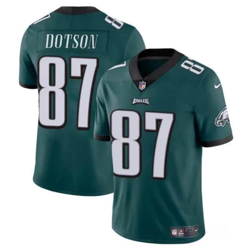 Men's Philadelphia Eagles #87 Jahan Dotson Green Vapor Untouchable Limited Stitched Football Jersey Men's Philadelphia Eagles #87 Jahan Dotson Green Vapor Untouchable Limited Stitched Football Jersey
