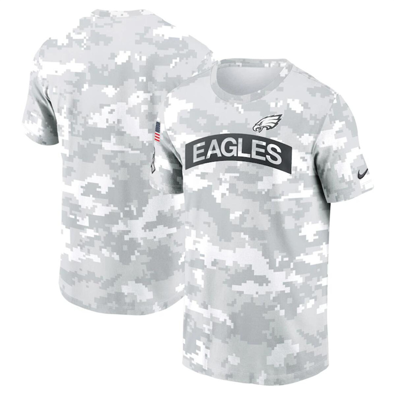 Men's Philadelphia Eagles 2024 Arctic Camo Salute to Service Performance T-Shirt Men's Philadelphia Eagles 2024 Arctic Camo Salute to Service Performance T-Shirt