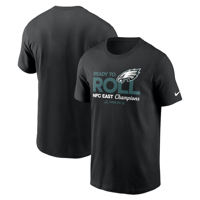 Men's Philadelphia Eagles Black 2024 NFC East Champions Locker Room Trophy Collection T-Shirt Men's Philadelphia Eagles Black 2024 NFC East Champions Locker Room Trophy Collection T-Shirt
