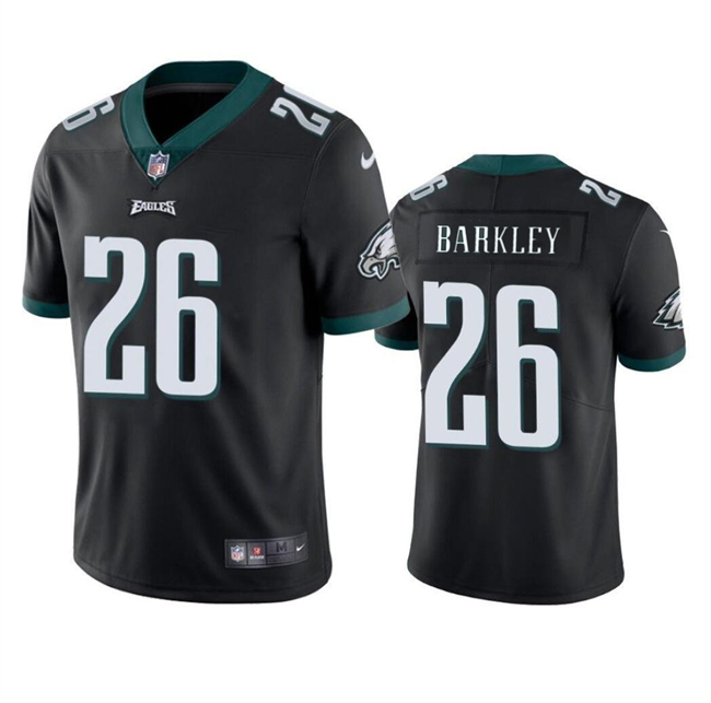 Men's Philadelphia Eagles #26 Saquon Barkley Black Vapor Untouchable Limited Stitched Football Jersey Men's Philadelphia Eagles #26 Saquon Barkley Black Vapor Untouchable Limited Stitched Football Jersey