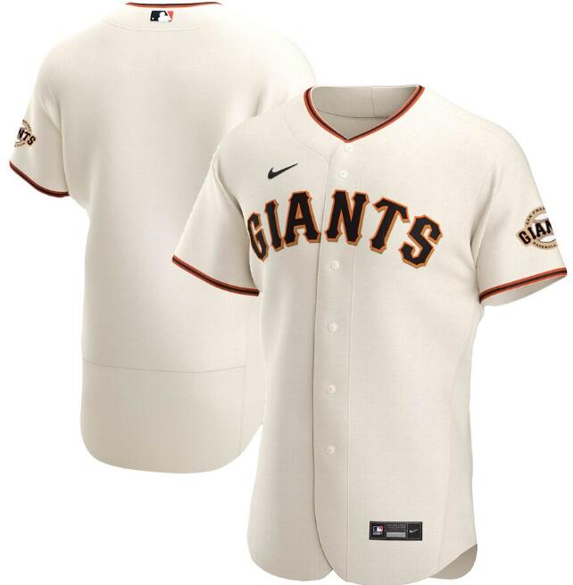 Men's San Francisco Giants Blank Cream MLB Flex Base Stitched Jersey Men's San Francisco Giants Blank Cream MLB Flex Base Stitched Jersey